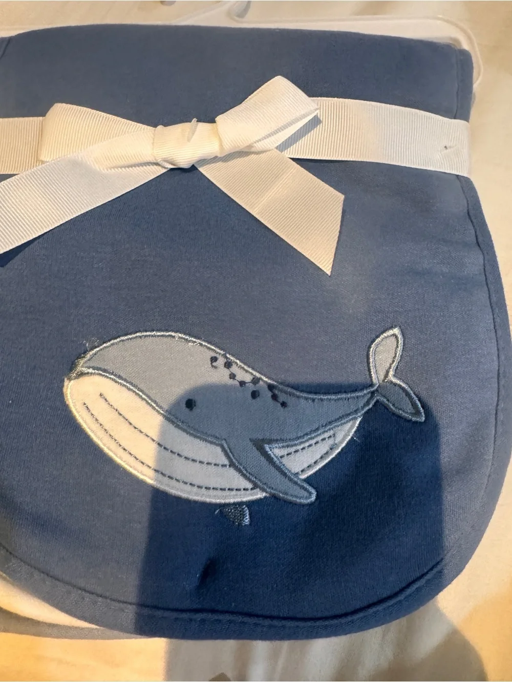 Tahari Navy & White Whale Bib Set
